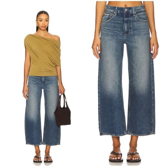 PAIGE Denim - PAIGE Arellia Ankle Barrel Leg Jeans in Stones